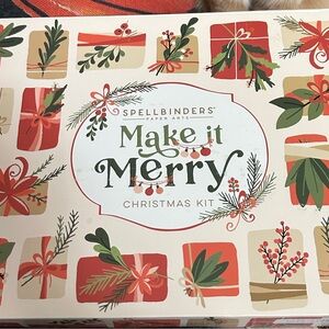COPY - COPY - COPY - COPY - Christmas card-Spellbinders Make It Merry Card Maki…